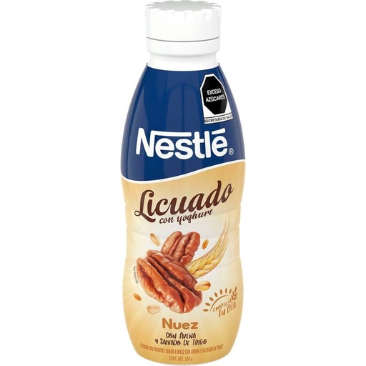 [NESTLÉ LICUADO NUEZ 500GR] Yoghurt Nestlè Bebible Licuado de Nuez con Avena 500gr
