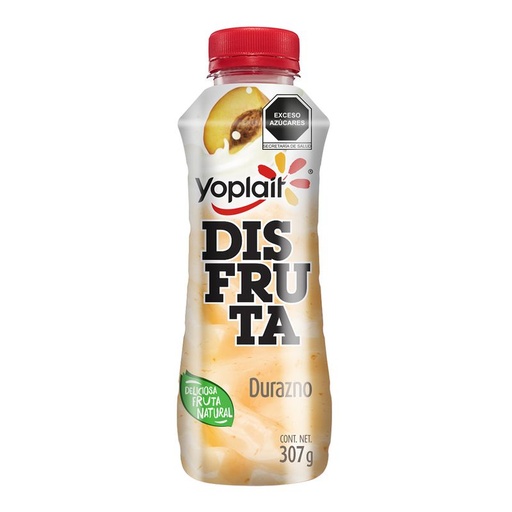 [YOPLAIT DISFRUTA DURAZNO 307ML] Yoghurt Yoplait Bebible Disfruta Durazno 307ml