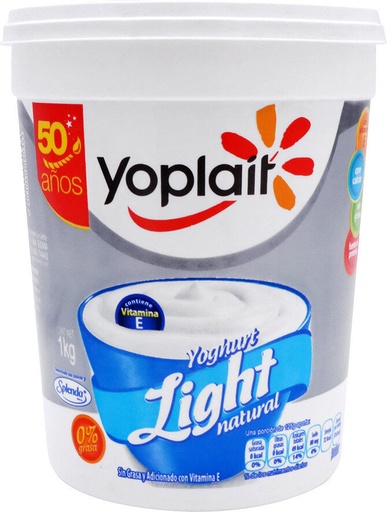 [YOGHURT YOPLAIT NATURAL LIGHT 1KG] Yoghurt Yoplait Natural Light 1kg