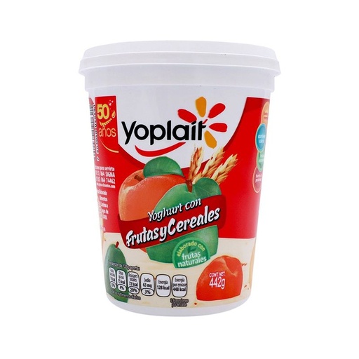 [YOPLAIT FRUTAS Y CEREALES 450GR] Yoghurt Yoplait con Frutas y Cereales 450kg