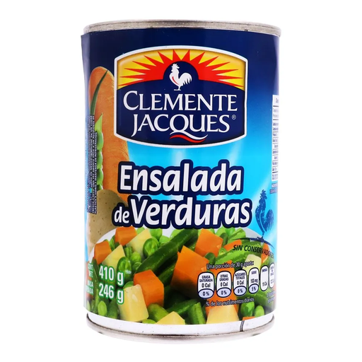 [CLEMENTE ENSALADA 410GR] Ensalada de Verduras Clemente Jacques 410gr
