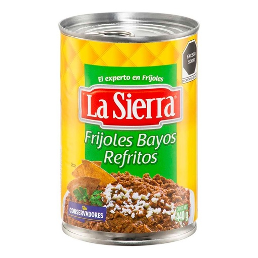 [SIERRA BAYOS REFR 440GR] Frijoles La Sierra Bayos Refritos 440gr