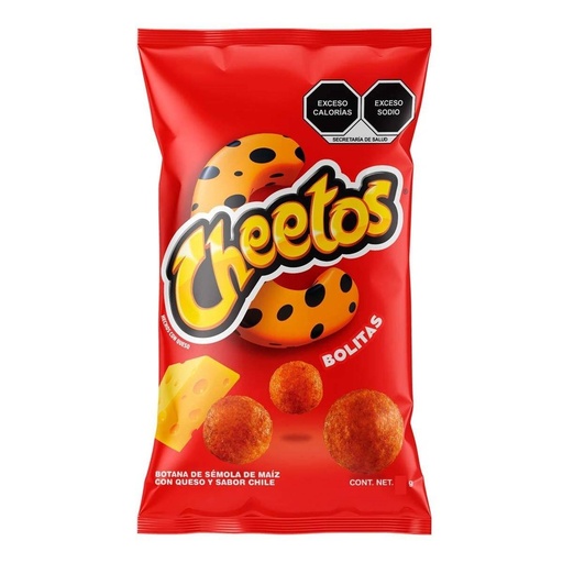 [CHEETOS BOLITAS 45GR] Frituras Cheetos Sabritas Bolitas 45gr
