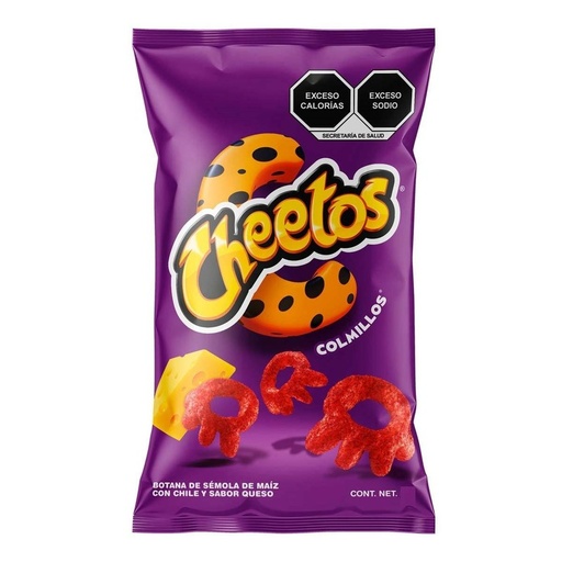 [CHEETOS COLMILLO 29GR] Frituras Cheetos Sabritas Colmillo 29gr