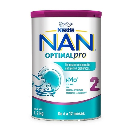 [NAN 2 1.2KG] Fórmula Infantil Nan 2 Optimal Pro Nestlé 1.2kg