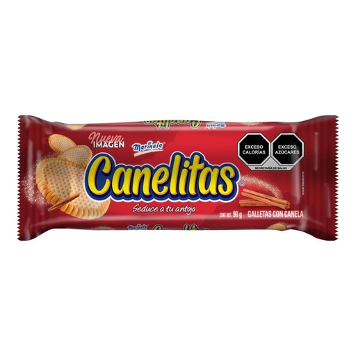 [CANELITAS 90GR] Galletas Canelitas Marinela 90gr