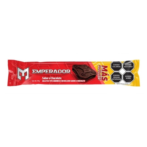 [EMPERADOR CHOC 91GR] Galletas Emperador Gamesa tipo Sándwich Chocolate 91gr