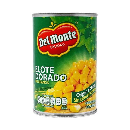 [DEL MONTE ELOTE 400GR] Granos de Elote Del Monte Dorado 400gr