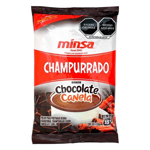[HARINA MINSA P/CHAMPURRADO CHOCOLATE CANELA 250GR] Harina Minsa para Champurrado Chocolate Canela 250gr