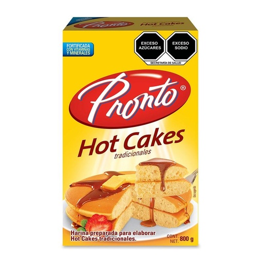 [HARINA PRONTO P/HOT CAKES 800GR] Harina Pronto para Hot Cakes Tradicionales 800gr