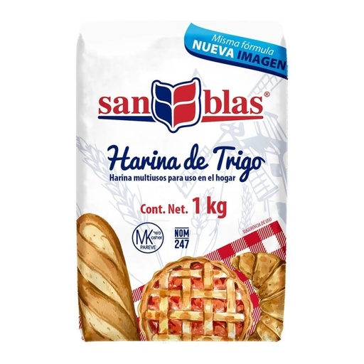 [SAN BLAS 1KG] Harina San Blas de Trigo 1kg