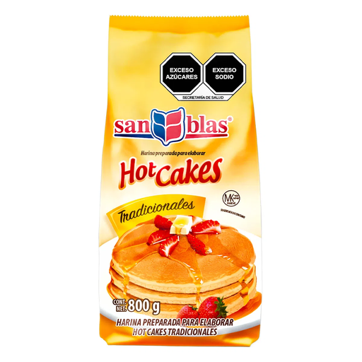 [SAN BLAS HOT CAKES 800GR] Harina San Blas para Hot Cakes Tradicionales 800gr
