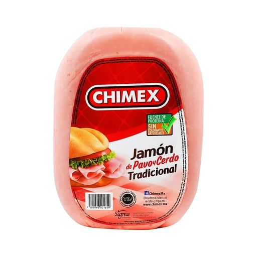 [JAMÓN CHIMEX TRADICIONAL PAVO 1KG] Jamón Chimex Tradicional Pavo 1kg