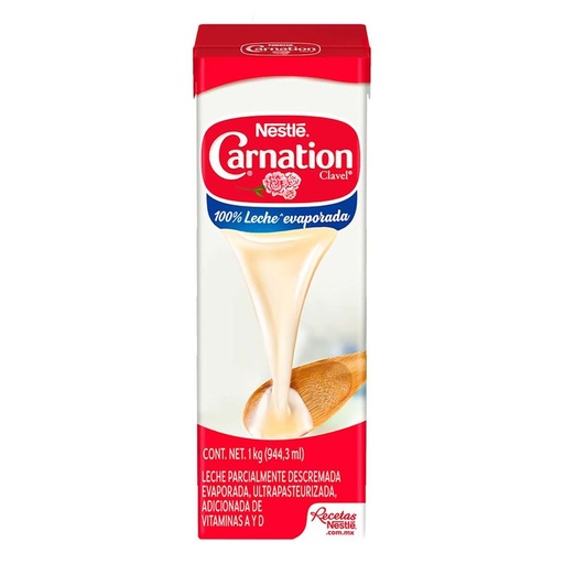 [CARNATION CLAVEL NESTLÉ 1KG] Leche Evaporada Carnation Clavel Nestlé 1kg