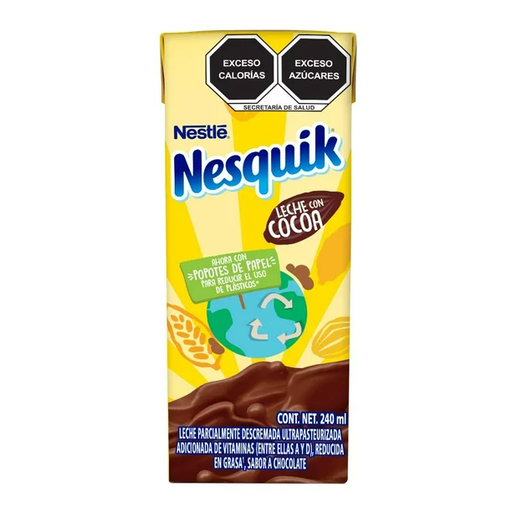 [LECHE NESTLÉ NESQUIK 240ML] Leche Nestlé Nesquik 240ml