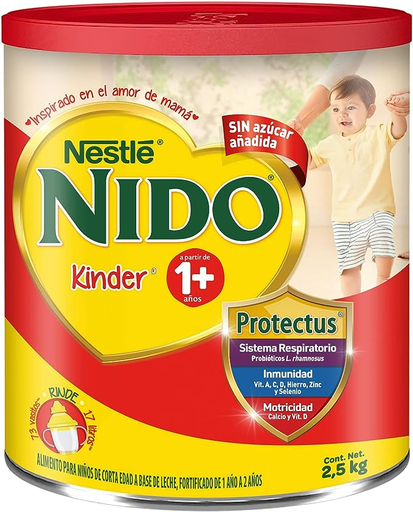 [NIDO KÍNDER 2.5KG] Leche Nido Kínder Nestlé en Polvo 2.5kg