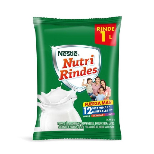 [NUTRI RINDES 120GR] Leche Nutri Rindes Nestlé en Polvo 120gr