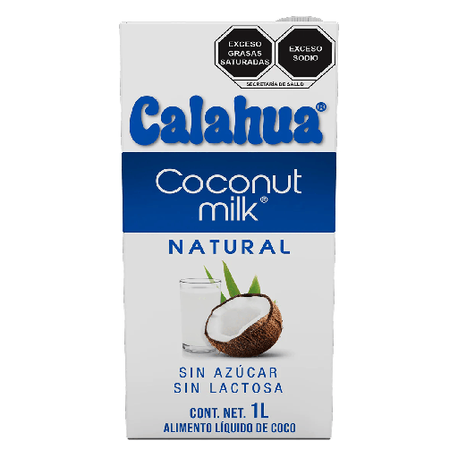 [LECHE DE CALAHUA 1LT] Leche de Coco Calahua Natural 1lt
