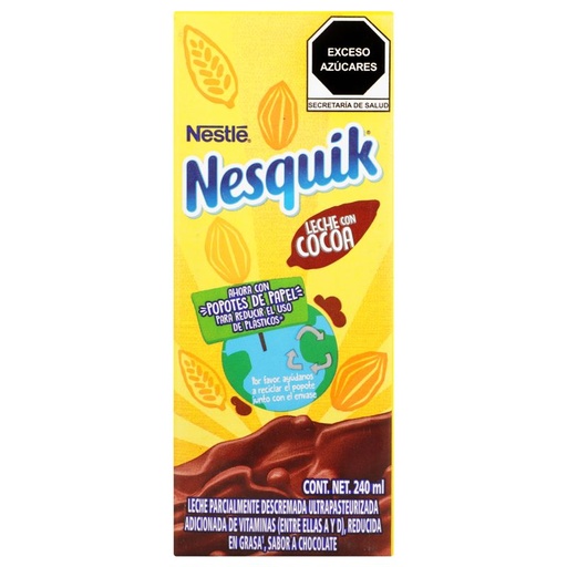 [NESQUIK MALTEADA 240ML] Malteada Nesquik Nestlé Chocolate 240ml