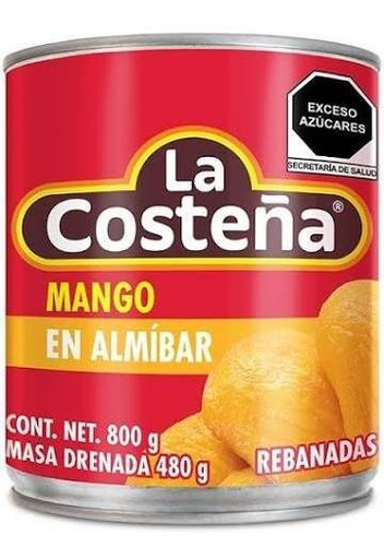 [COSTEÑA MANGO 800GR] Mango La Costeña en Almíbar Rebanadas 800gr
