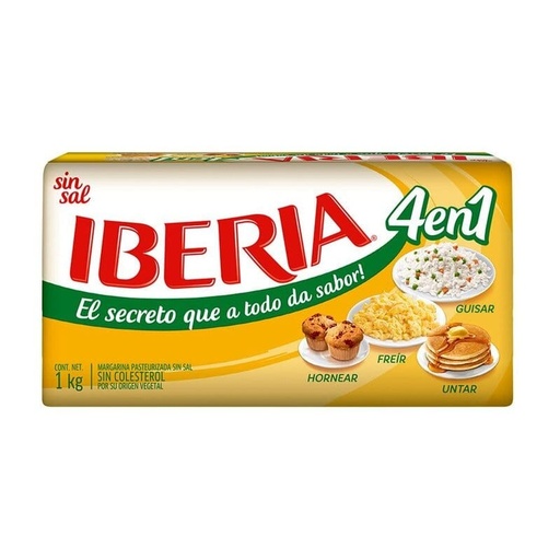 [IBERIA 1KG] Margarina Iberia 1kg