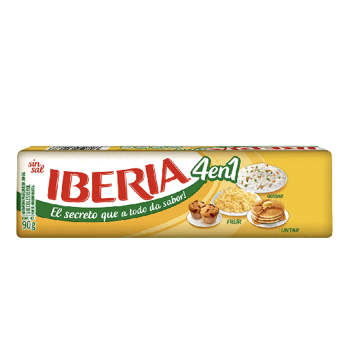 [IBERIA 90GR] Margarina Iberia sin Sal 90gr