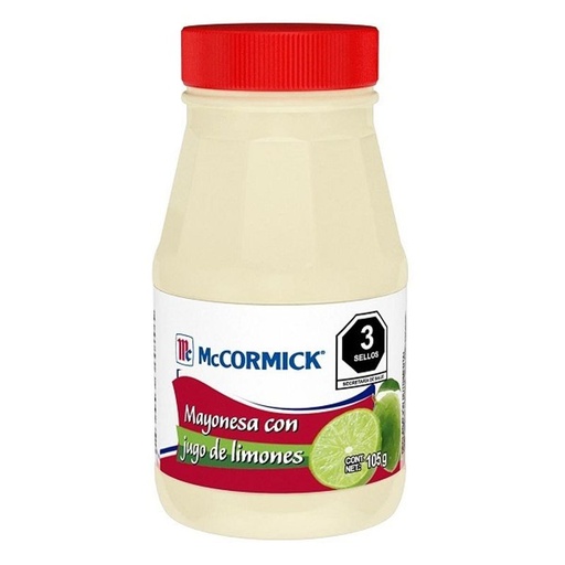 [MCCORMICK 105GR] Mayonesa McCormick con Jugo de Limón 105gr