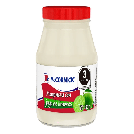 [MAYONESA MCCORMICK 190GR] Mayonesa McCormick con Jugo de Limón 190gr