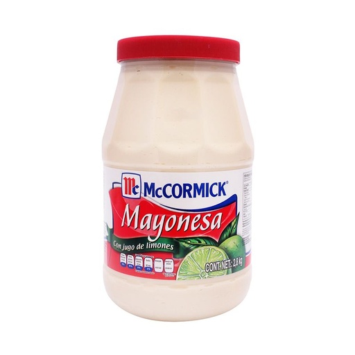 [MAYONESA MCCORMICK 2.8KG] Mayonesa McCormick con Jugo de Limón 2.8kg