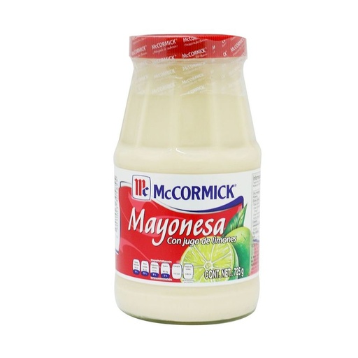 [MCCORMICK 725GR] Mayonesa McCormick con Jugo de Limón 725KG