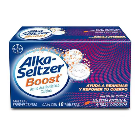 [ALKA-SELTZER BOOST 10PZ] Medicamento Alka-Seltzer Boost 10pz