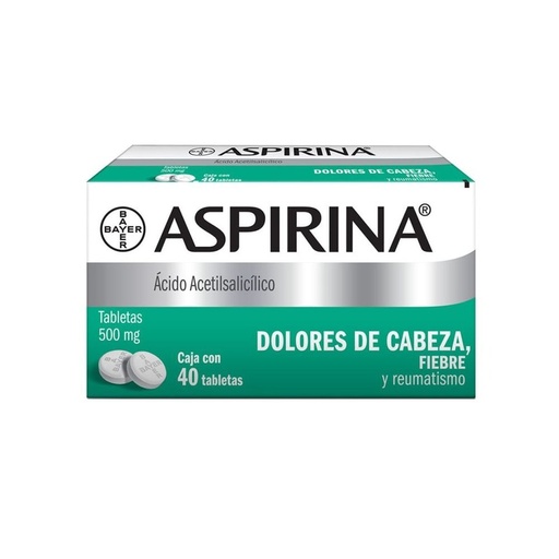 [ASPIRINA 40PZ] Medicamento Aspirina 40pz