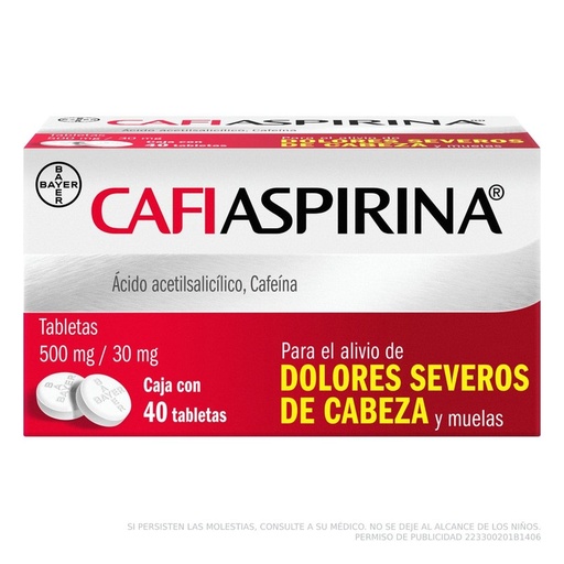 [CAFIASPIRINA 40PZ] Medicamento Cafiaspirina 40pz