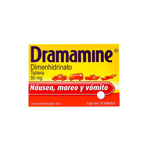 [DRAMAMINE TABLETAS 1PZ] Medicamento Dramamine Tabletas 1pz