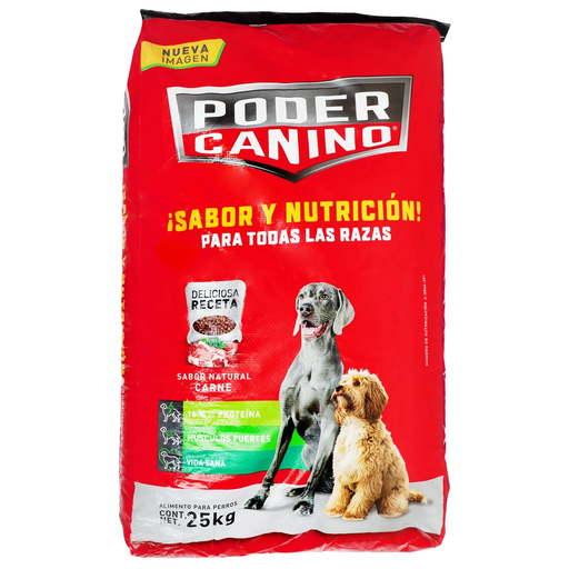 [ALIM. PODER CANINO GRANEL 1KG] Alimento para Perro Poder Canino a Granel 1kg