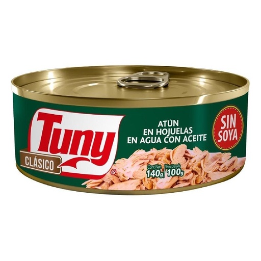 [TUNY ACEITE 140GR] Atún Tuny Clásico en Aceite 140gr