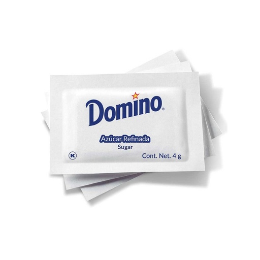 [AZÚCAR DOMINO REFINADA 100PZ] Azúcar Domino Refinada 100pz