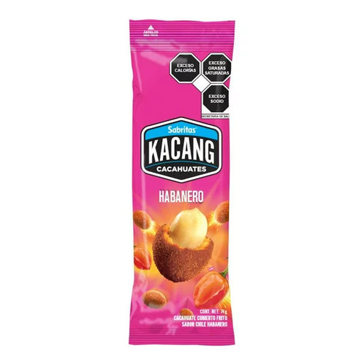 [KACANG HABANERO BITES 48GR] Cacahuates Kacang Sabritas Habanero Bites 48gr