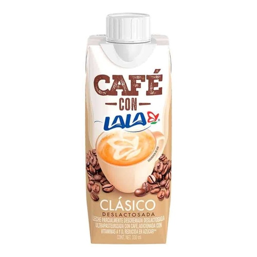 [LALA CAFÉ 330ML] Café con Leche Lala Deslactosado Clásico 330ml