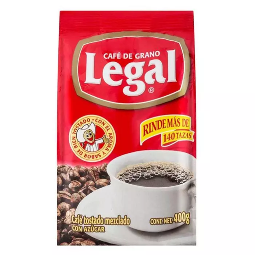 [LEGAL BOLSA 400GR] Café de Grano Legal 400gr