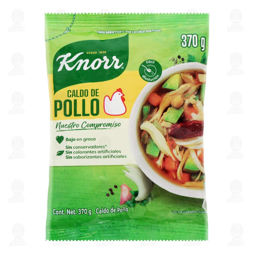 [KNORR POLVO 370GR] Caldo de Pollo Knorr Suiza en Polvo 370gr