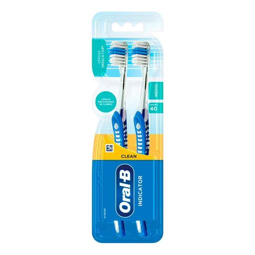 [ORAL B INDICADOR 2PZ] Cepillo Dental Oral B Indicador 2pz