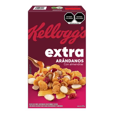 [KELLOGG'S EXTRA ARÁNDANO 420GR] Cereal Extra Kellogg's Arándano con Almendra 420gr
