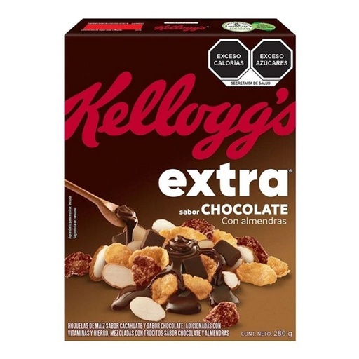 [KELLOG´S CHOC ALMENDRAS 280GR] Cereal Extra Kellogg´s Chocolate con Almendras 280gr