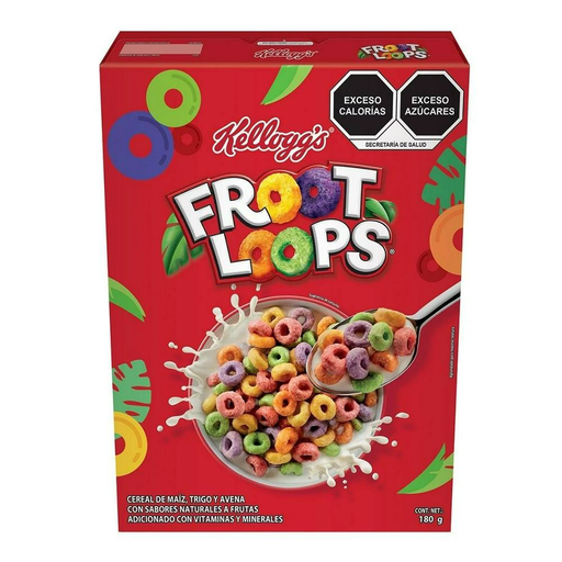 [FROOT LOOPS 180GR] Cereal Froot Loops Kellogg's 180gr