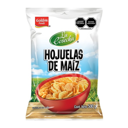 [LA COSECHA SIN AZÚCAR 500GR] Cereal La Cosecha Golden Foods Hojuelas de Maíz 500gr