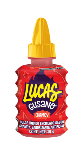 [CHAMOY LUCAS GUSANO ENCHILADO 36GR] Chamoy Lucas Gusano Enchilado 36gr