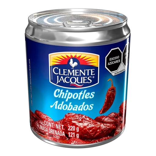 [CLEMENTE CHIPOTLES 220GR] Chiles Chipotles Clemente Jacques Adobados 220gr
