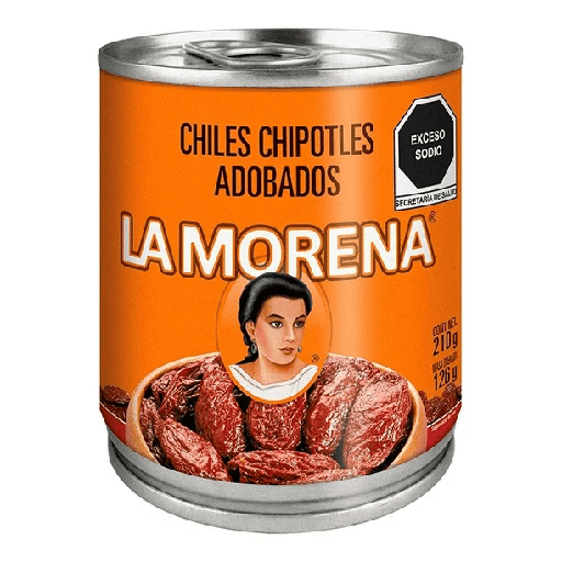 [MORENO CHIPOTLE 210GR] Chiles Chipotles La Morena Adobados 210gr