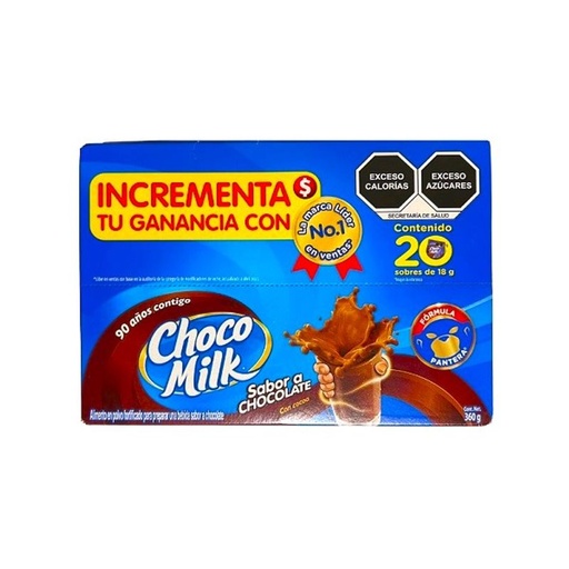 [CHOCO MILK 20S DE 18GR] Chocolate Choco Milk 20s de 18gr